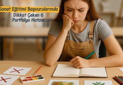 Sanat Eğitimi Başvurularında Dikkat Çeken 6 Portfolyo Hatası