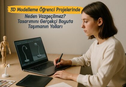 3D Modelleme Öğrenci Projelerinde Neden Vazgeçilmez? Tasarımını Gerçekçi Boyuta Taşımanın Yolları