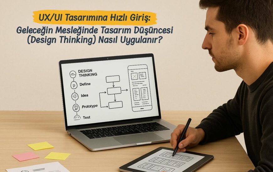 UX/UI Tasarımına Hızlı Giriş: Geleceğin Mesleğinde Tasarım Düşüncesi (Design Thinking) Nasıl Uygulanır?