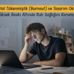 Dijital Tükenmişlik (Burnout) ve Tasarım Okulu: Yüksek Baskı Altında Ruh Sağlığını Korumak