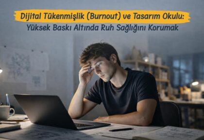 Dijital Tükenmişlik (Burnout) ve Tasarım Okulu: Yüksek Baskı Altında Ruh Sağlığını Korumak