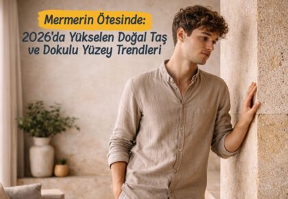 Mermerin Ötesinde: 2026’da Yükselen Doğal Taş ve Dokulu Yüzey Trendleri