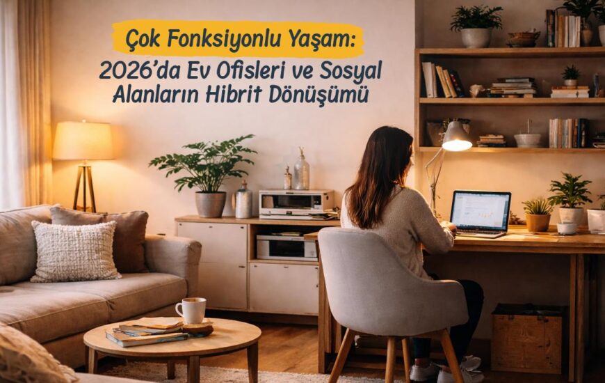 Çok Fonksiyonlu Yaşam: 2026’da Ev Ofisleri ve Sosyal Alanların Hibrit Dönüşümü
