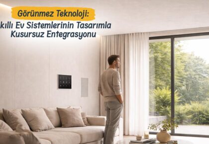Görünmez Teknoloji: Akıllı Ev Sistemlerinin Tasarımla Kusursuz Entegrasyonu