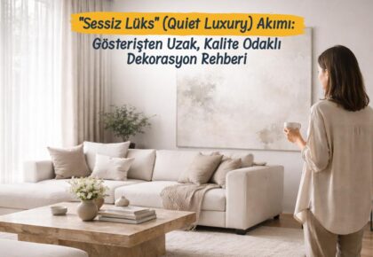 “Sessiz Lüks” (Quiet Luxury) Akımı: Gösterişten Uzak, Kalite Odaklı Dekorasyon Rehberi