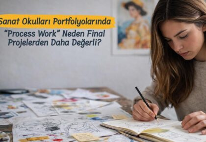 Sanat Okulları Portfolyolarında “Process Work” Neden Final Projelerden Daha Değerli?