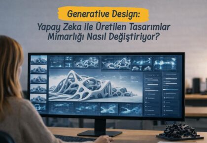 Generative Design: Yapay Zekâ ile Üretilen Tasarımlar Mimarlığı Nasıl Değiştiriyor?